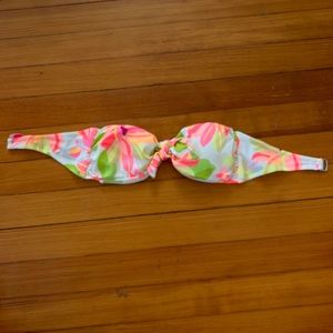 Victoria’s Secret Floral Strapless Bikini Top